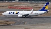 Skymark Airlines Boeing 737-8Q8 (JA737T) at  Fukuoka, Japan