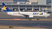 Skymark Airlines Boeing 737-8Q8 (JA737T) at  Tokyo - Haneda International, Japan
