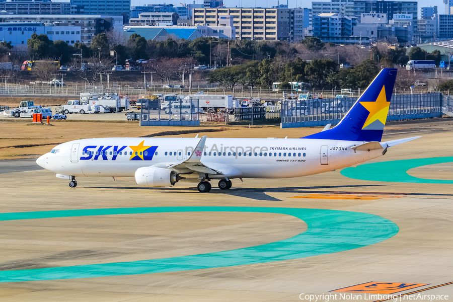 Skymark Airlines Boeing 737-8AL (JA73AA) | Photo 597455