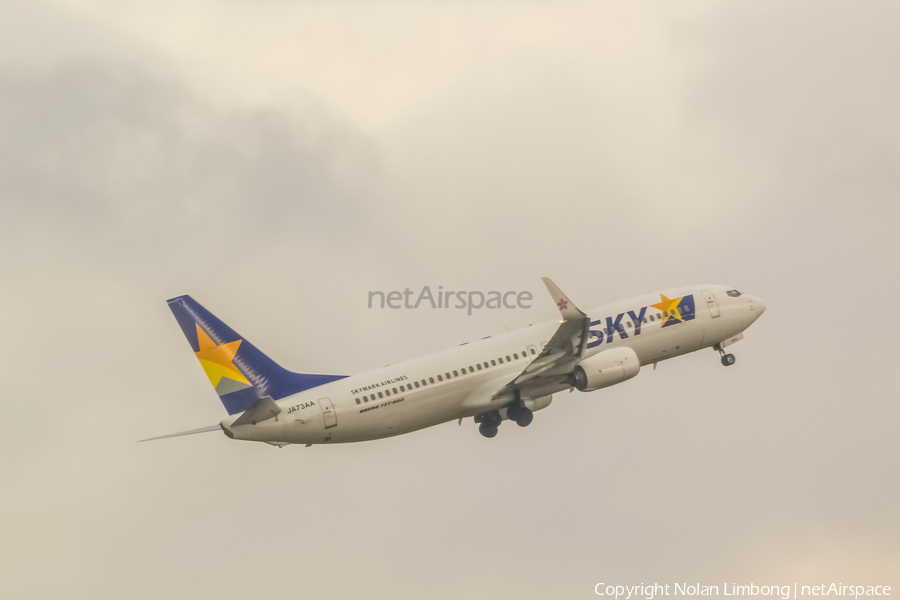 Skymark Airlines Boeing 737-8AL (JA73AA) | Photo 597454