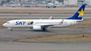 Skymark Airlines Boeing 737-86N (JA73NF) at  Fukuoka, Japan