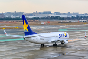 Skymark Airlines Boeing 737-8HX (JA73NL) at  Fukuoka, Japan