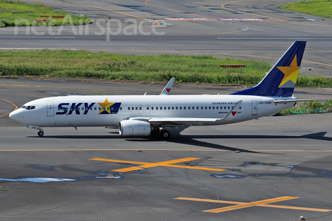 Skymark Airlines Boeing 737-81D (JA73NM) at  Tokyo - Haneda International, Japan