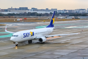 Skymark Airlines Boeing 737-81D (JA73NQ) at  Fukuoka, Japan