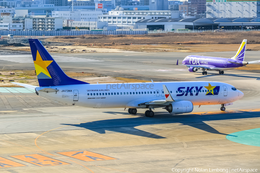 Skymark Airlines Boeing 737-86N (JA73NX) | Photo 597493