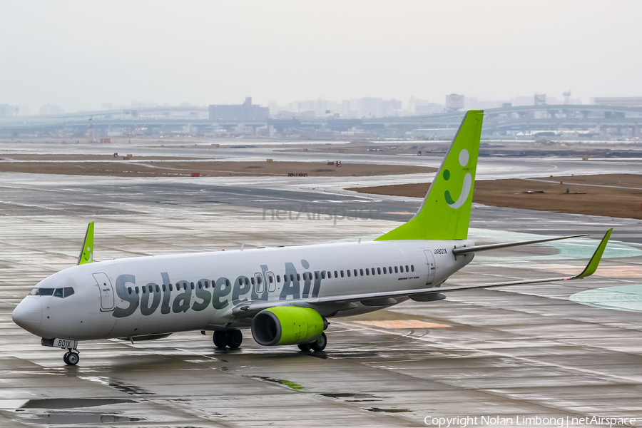 Solaseed Air Boeing 737-81D (JA801X) | Photo 599000