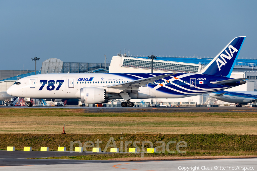All Nippon Airways - ANA Boeing 787-8 Dreamliner (JA802A) | Photo 307383