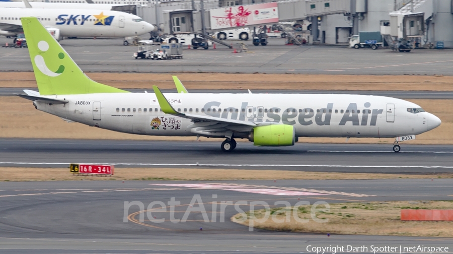 Solaseed Air Boeing 737-86N (JA803X) | Photo 204370