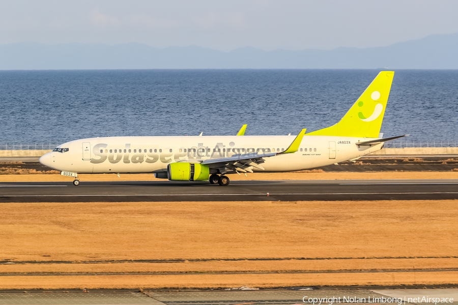Solaseed Air Boeing 737-86N (JA803X) | Photo 599009