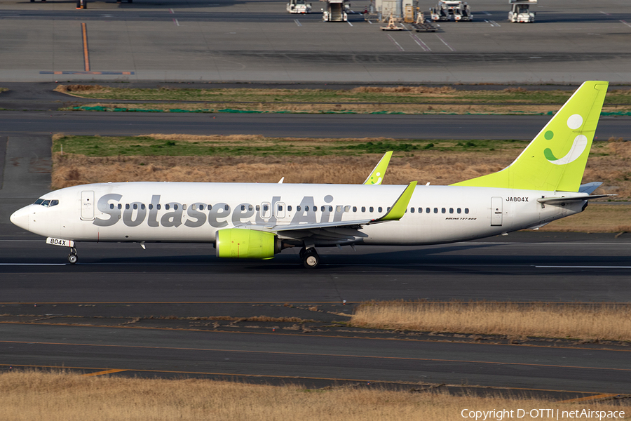 Solaseed Air Boeing 737-86N (JA804X) | Photo 389173