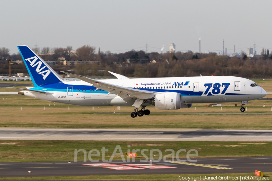 All Nippon Airways - ANA Boeing 787-8 Dreamliner (JA805A) | Photo 198349