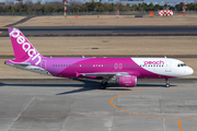 Peach Airbus A320-214 (JA805P) at  Sendai, Japan