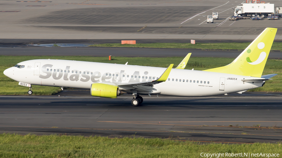 Solaseed Air Boeing 737-86N (JA805X) | Photo 590121