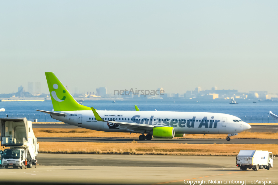 Solaseed Air Boeing 737-86N (JA805X) | Photo 599014