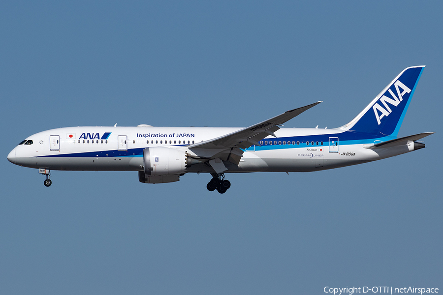 All Nippon Airways - ANA Boeing 787-8 Dreamliner (JA806A) | Photo 401154