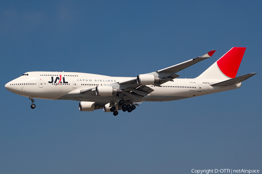 Japan Airlines - JAL Boeing 747-446 (JA8072) | Photo 181726