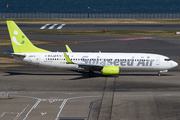 Solaseed Air Boeing 737-81D (JA807X) at  Tokyo - Haneda International, Japan