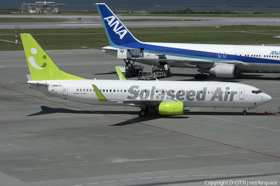 Solaseed Air Boeing 737-81D (JA807X) | Photo 418879