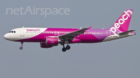 Peach Airbus A320-214 (JA808P) at  Tokyo - Narita International, Japan