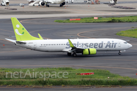 Solaseed Air Boeing 737-81D (JA808X) at  Tokyo - Haneda International, Japan