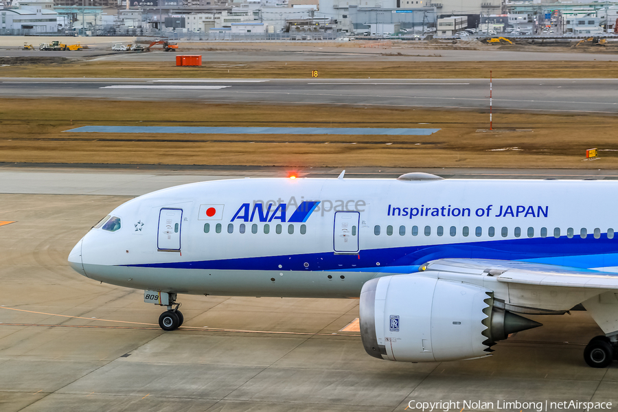All Nippon Airways - ANA Boeing 787-8 Dreamliner (JA809A) | Photo 599022