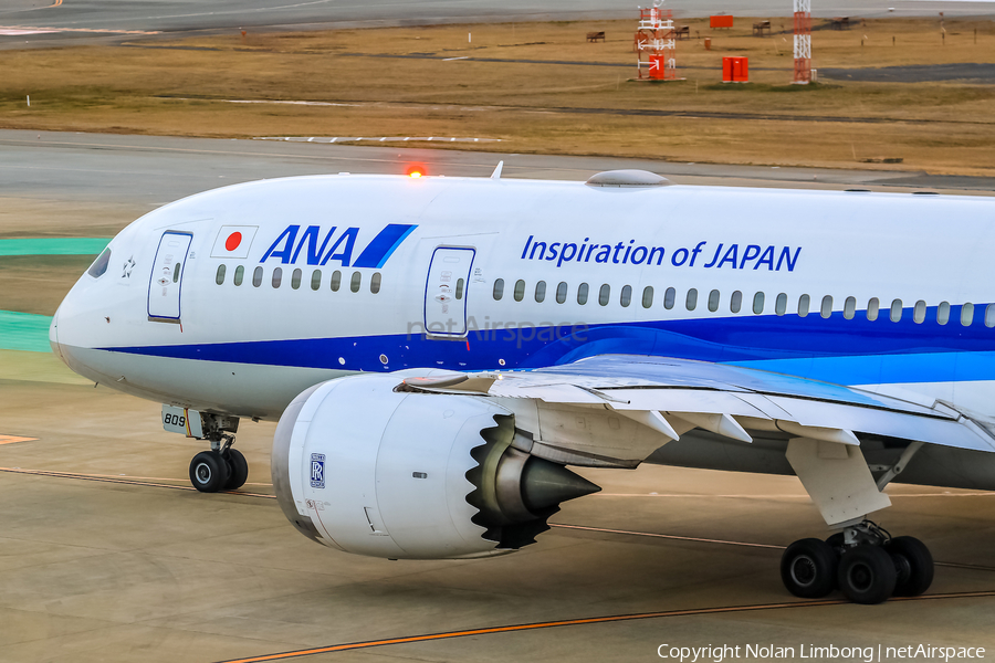 All Nippon Airways - ANA Boeing 787-8 Dreamliner (JA809A) | Photo 599023