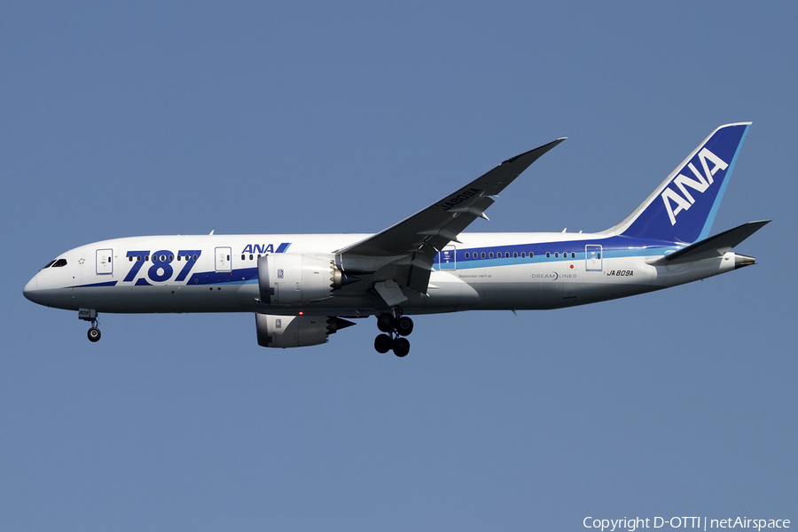 All Nippon Airways - ANA Boeing 787-8 Dreamliner (JA809A) | Photo 418614
