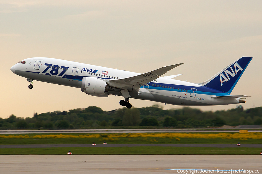 All Nippon Airways - ANA Boeing 787-8 Dreamliner (JA813A) | Photo 76028
