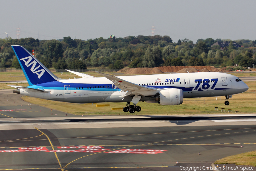 All Nippon Airways - ANA Boeing 787-8 Dreamliner (JA814A) | Photo 123622