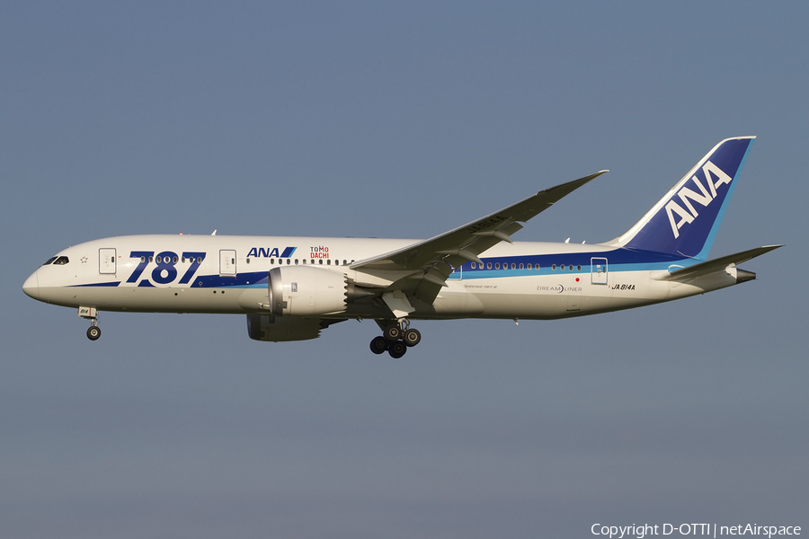 All Nippon Airways - ANA Boeing 787-8 Dreamliner (JA814A) | Photo 419497