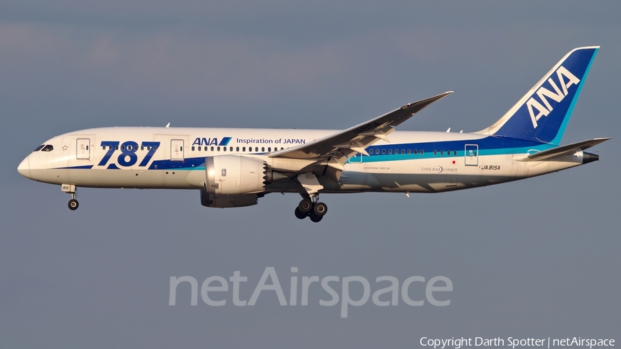 All Nippon Airways - ANA Boeing 787-8 Dreamliner (JA815A) | Photo 205402