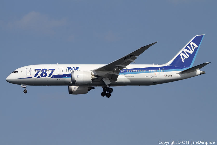 All Nippon Airways - ANA Boeing 787-8 Dreamliner (JA818A) | Photo 418641