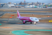 Peach Airbus A320-214 (JA818P) at  Fukuoka, Japan