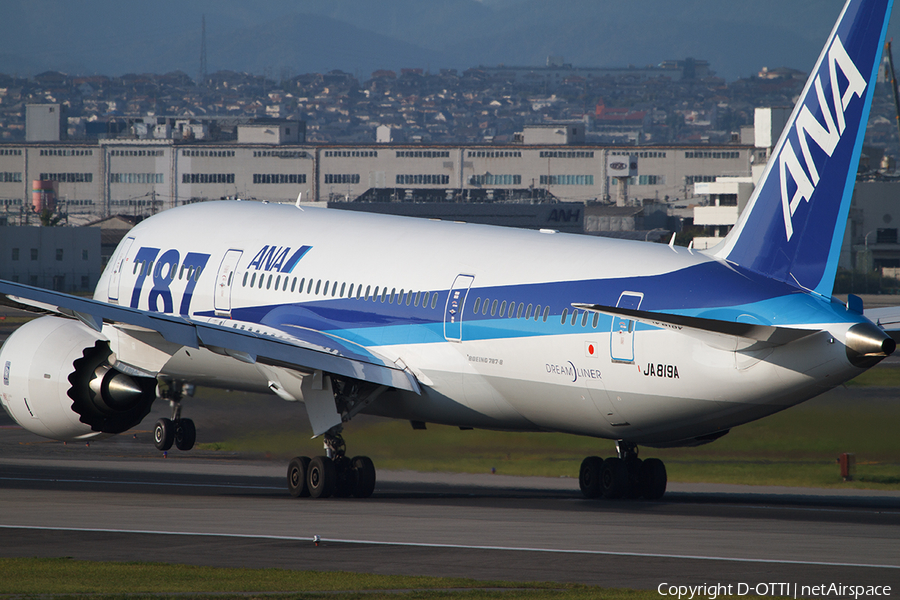 All Nippon Airways - ANA Boeing 787-8 Dreamliner (JA819A) | Photo 419033
