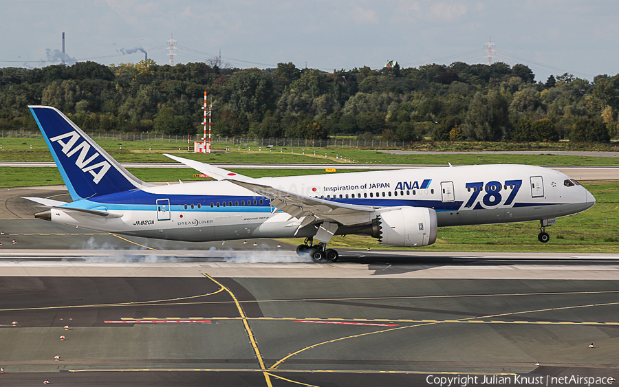 All Nippon Airways - ANA Boeing 787-8 Dreamliner (JA820A) | Photo 86751
