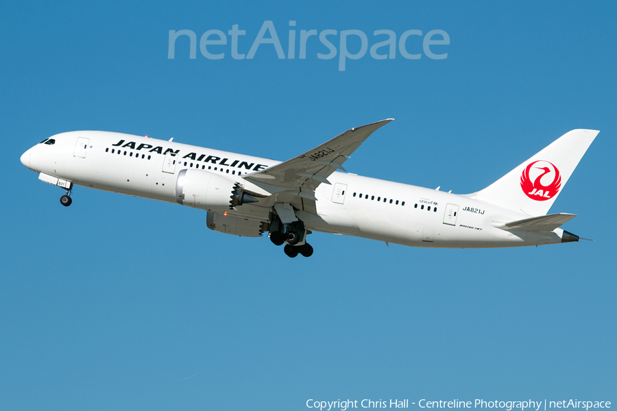 Japan Airlines - JAL Boeing 787-8 Dreamliner (JA821J) | Photo 104450