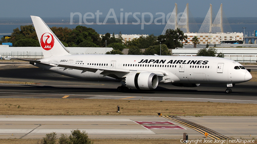 Japan Airlines - JAL Boeing 787-8 Dreamliner (JA821J) | Photo 534564