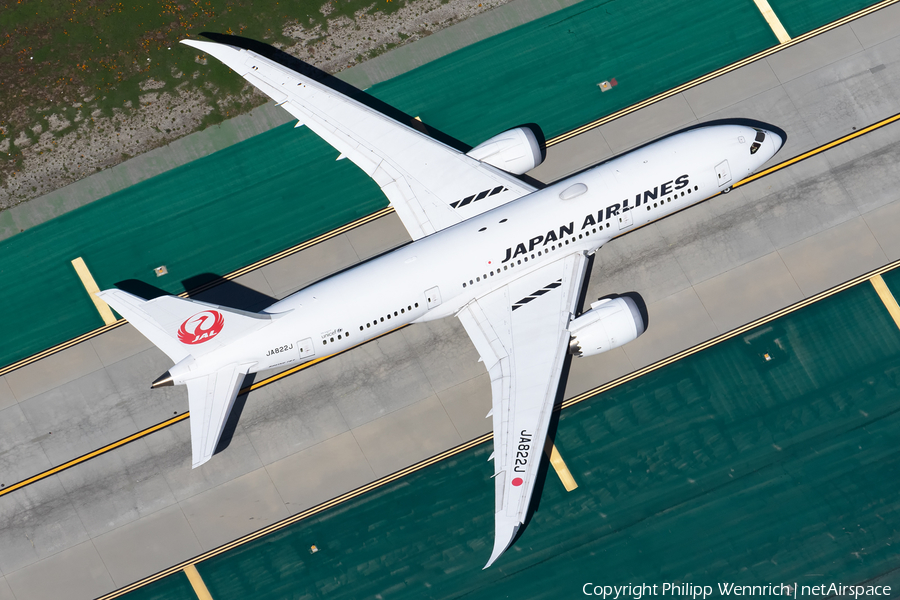 Japan Airlines - JAL Boeing 787-8 Dreamliner (JA822J) | Photo 440189