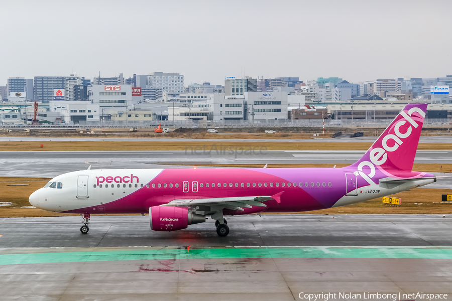 Peach Airbus A320-214 (JA822P) | Photo 599122