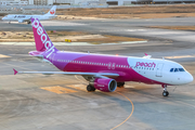 Peach Airbus A320-214 (JA822P) at  Fukuoka, Japan