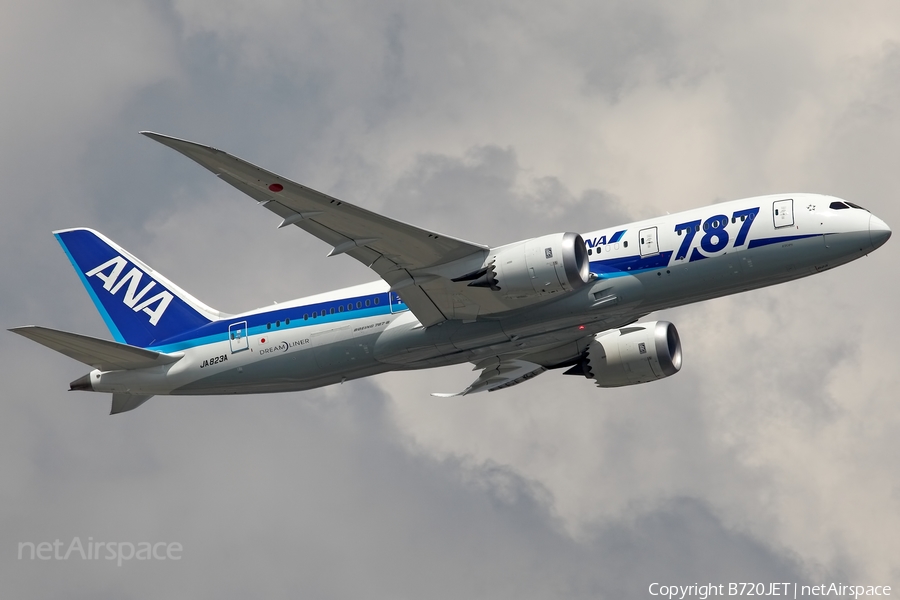 All Nippon Airways - ANA Boeing 787-8 Dreamliner (JA823A) | Photo 53394