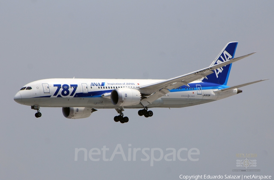 All Nippon Airways - ANA Boeing 787-8 Dreamliner (JA823A) | Photo 342031