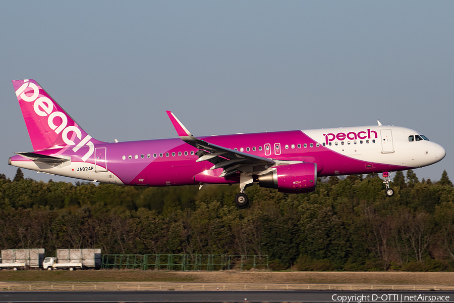 Peach Airbus A320-214 (JA824P) | Photo 391158