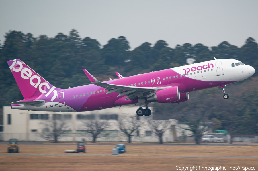 Peach Airbus A320-214 (JA824P) | Photo 602085