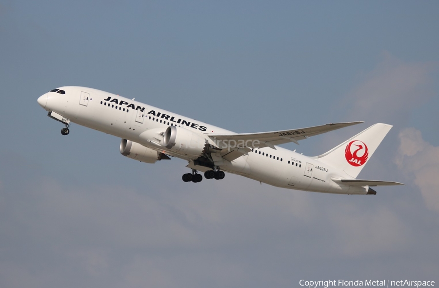 Japan Airlines - JAL Boeing 787-8 Dreamliner (JA826J) | Photo 322352