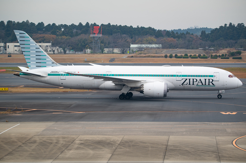 ZIPAIR Boeing 787-8 Dreamliner (JA826J) at  Tokyo - Narita International, Japan