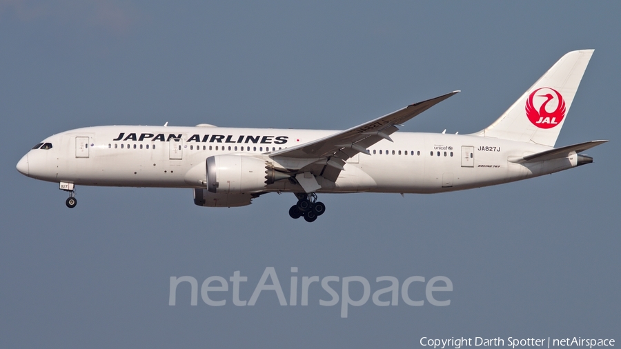 Japan Airlines - JAL Boeing 787-8 Dreamliner (JA827J) | Photo 205467