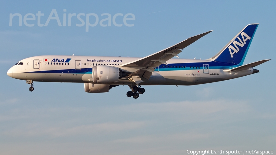 All Nippon Airways - ANA Boeing 787-8 Dreamliner (JA828A) | Photo 181329