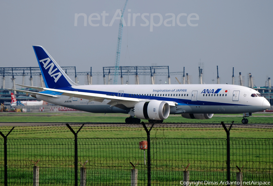 All Nippon Airways - ANA Boeing 787-8 Dreamliner (JA829A) | Photo 79449