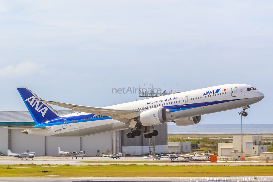 All Nippon Airways - ANA Boeing 787-9 Dreamliner (JA830A) | Photo 599525